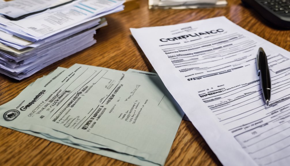 documentation and payment requirements