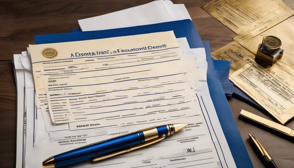 license application document checklist