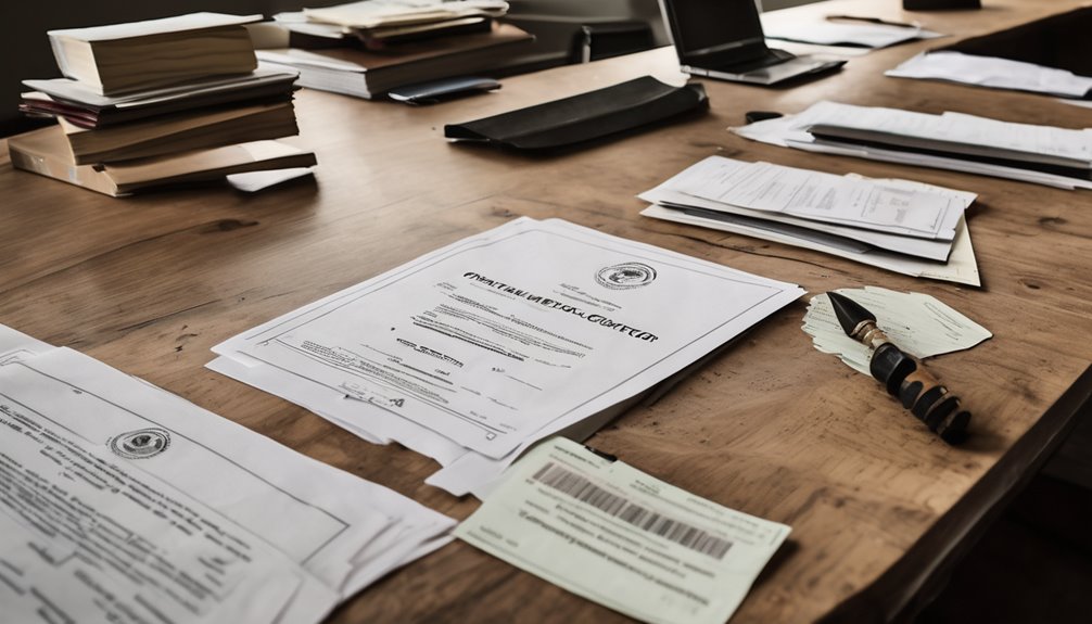 license application documentation needed