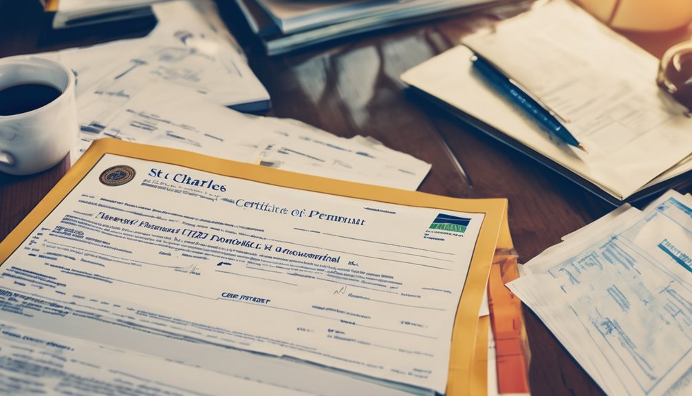 license application documentation needed