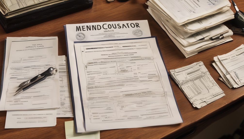 licensing documentation requirements needed
