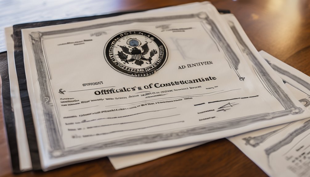licensing documentation requirements needed