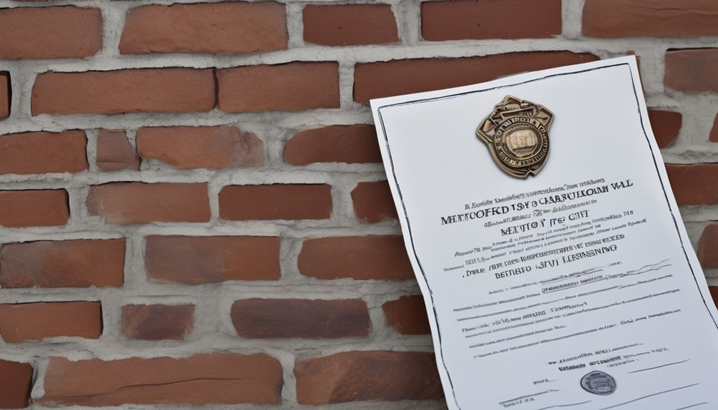 licensing eligibility criteria outlined