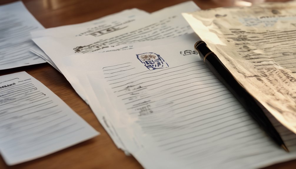 necessary forms and payments