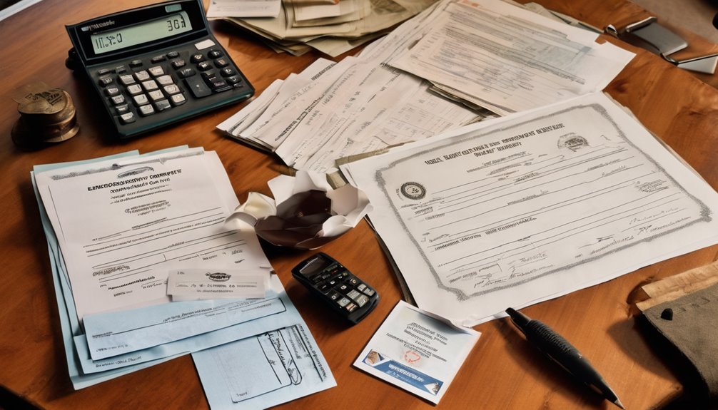 required forms and payments