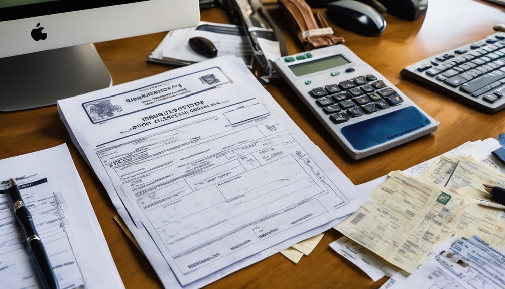 required papers and payments