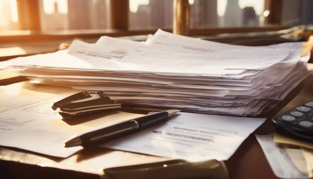 required papers and payments