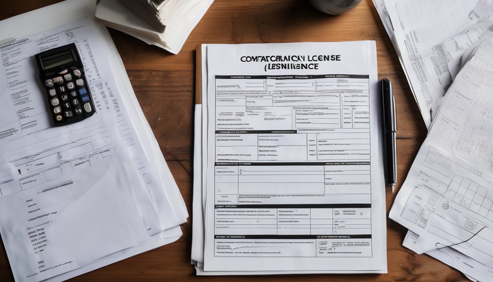 required papers and payments