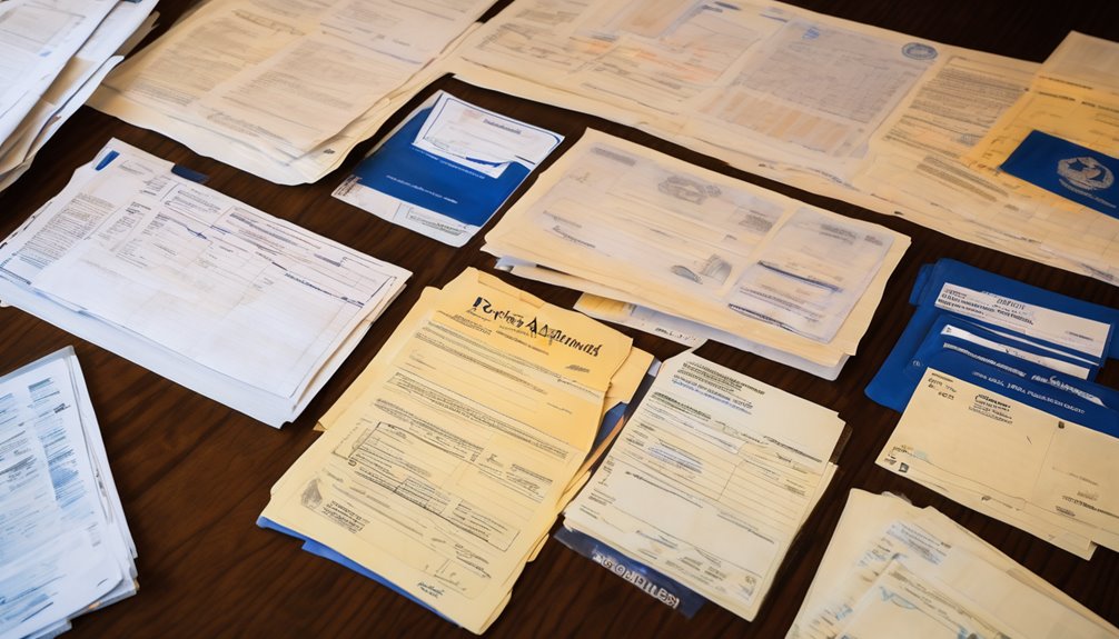 required paperwork and payments