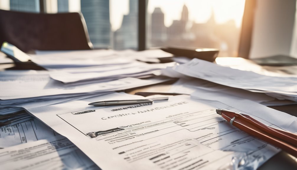 required paperwork and payments
