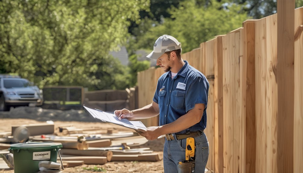 selecting a fence contractor