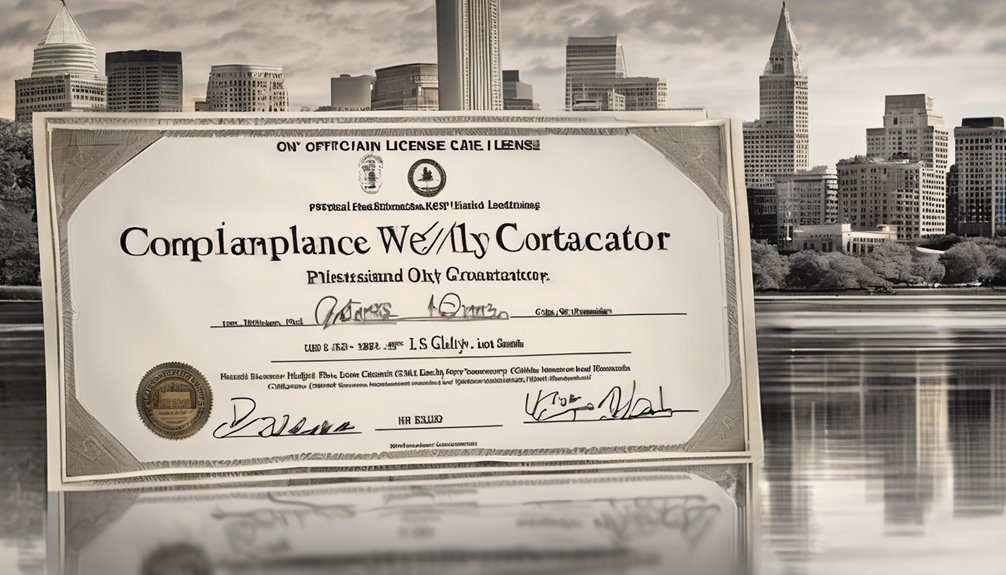 verify contractor s license credentials